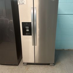 Whirlpool Stainless Steel Side By Side Fridge 20% Off