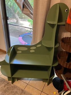 Dinosaur book case