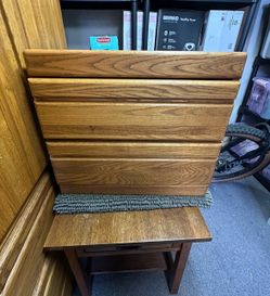 Solid Oak Nightstand