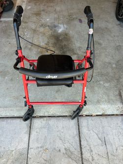 Drive walker with seat .Max lbs 350