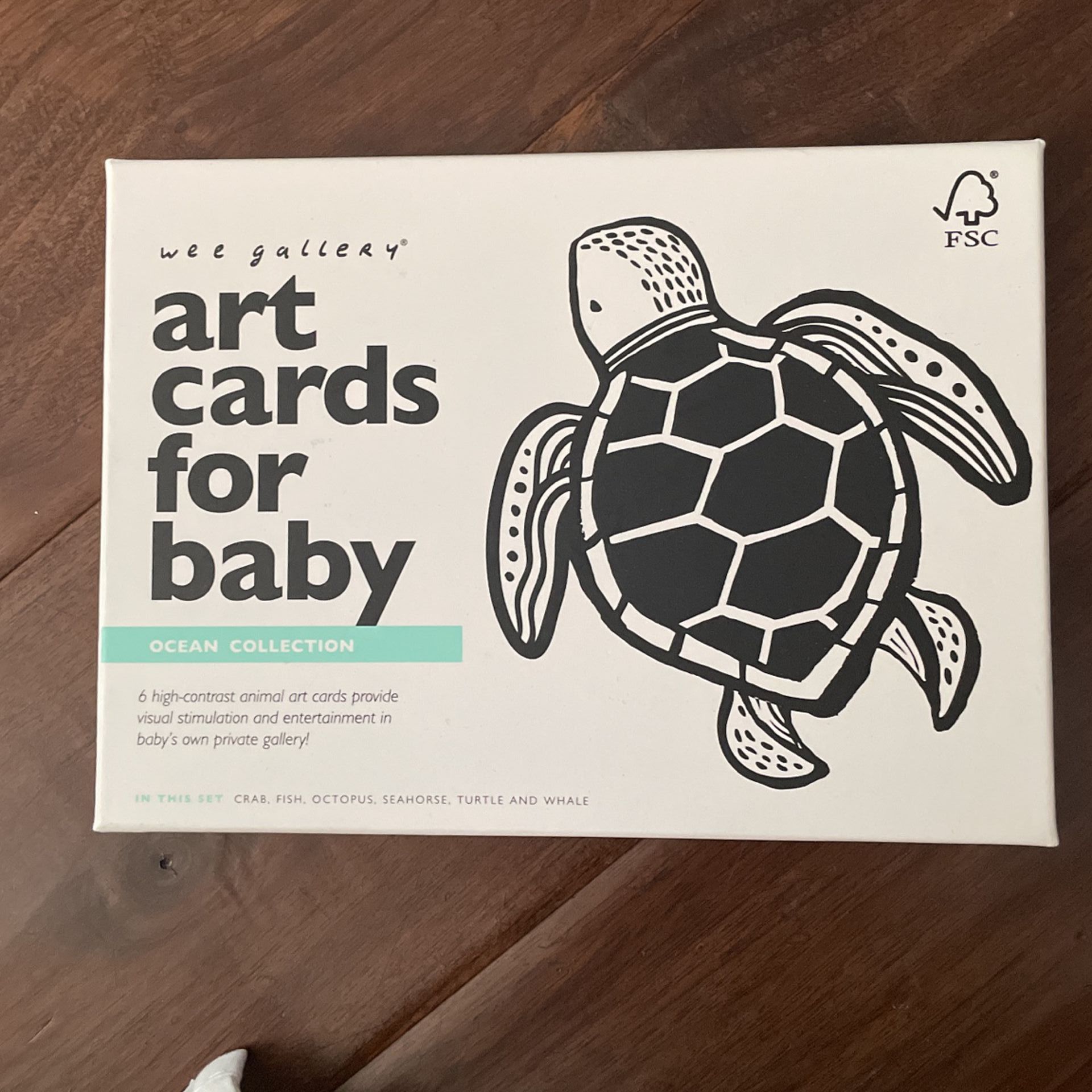 Black And White Contrast Cards For Baby 