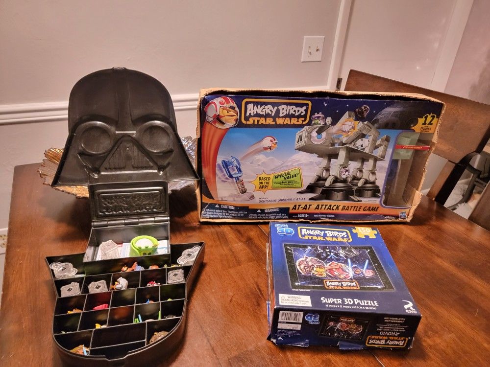 Angry Birds Telepods Over $100 Worth + Th Star Wars Attack Battle Game & Puzzle