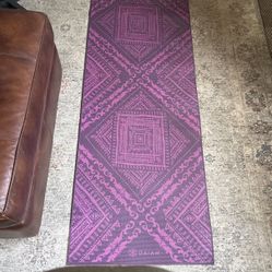 Double Sided Purple And Pink Yoga Mat And Carrying Bag