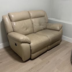 Leather Recliner Couch