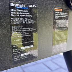 Delta Shopmaster S36-270 Miter Saw Stand