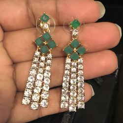 Beautiful gold plated earrings