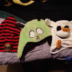 Cute Hats ,pirate,  Nightmare before Christmas "Zero," Invators Zim-" Gir" Adult size" 5.00 Each ,$2. For Pirate 