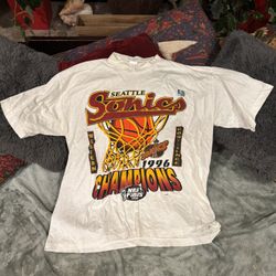 Seattle Super Sonic Vintage T-shirts 