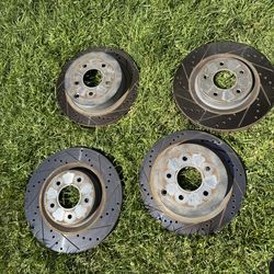 2015 Infiniti Q50 Drilled Rotors