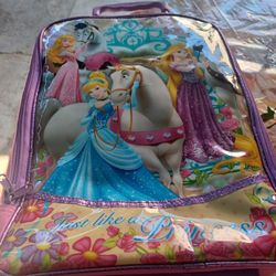 Girls Princess School Bag With Wheels