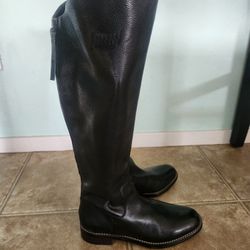 Womens Knee high flat boots 