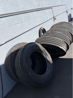 USED 8 TOYO M144 295/80R 22.5 TIRES
