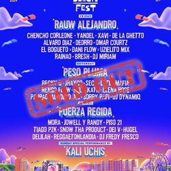 2 Baja Beach Fest Tickets GA+
