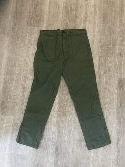 Stan Ray Pants Olive Satin  L-XL