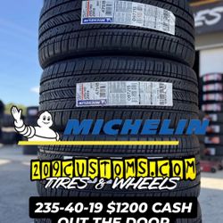 Michelin 235-40-19 Accord Honda Lexus Toyota Camry And More $1200 Cash Out The Door 