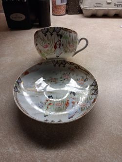 Collectors Japanese Tea Cup And Saucer