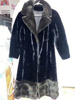 Vintage Black Fur Coat
