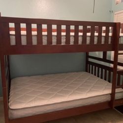 Full Size Bunk Bed With mattressss