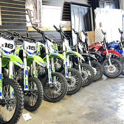 🔥DIRT BIKE BRAND NEW WARRANTY INCLUDED FINANCING AVAILABLE WITH $50🔥