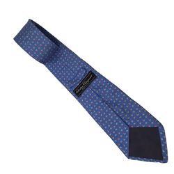 Salvador Ferragamo blue silk necktie W3 1/4 by L 60 inches made in Italy