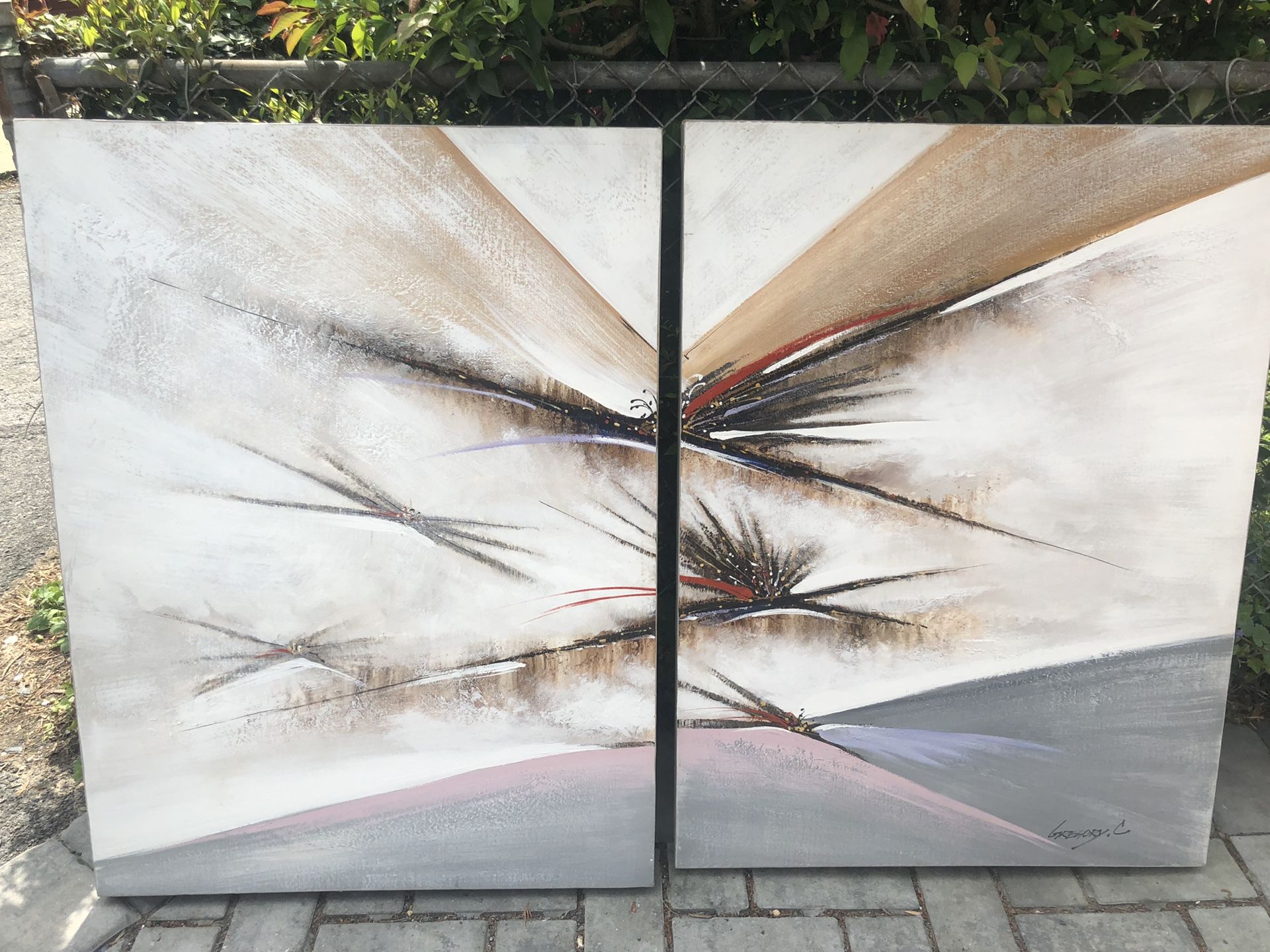 Original artwork, 2 panels 3x2’