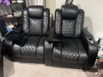 Dual Cinema Recliners Seatcraft Diamante