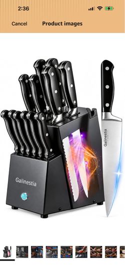 14-pc Knife Block Set Brand New