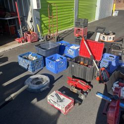 Clearing Out Storage ,tabke Saw ,lots Of Irrigation Parts ,tools Also Other Stuff In Storage 