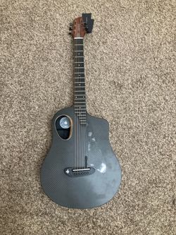 Donner rising G2 full acoustic electric guitar set (open box)
