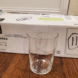 NEW Bodega 17 oz. Maxi Drinking Glasses Lot Set of 11 Rocks Glass Restaurant Clear Bormioli Rocco