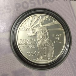 Silver Dollar & Stamp Set