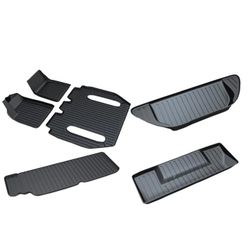 Model X 6 seater Full Floor Mat Set Plus 3rd Row