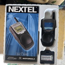 Vintage 1990s Nextel Cell Phone. Cellular Phone In Original Box