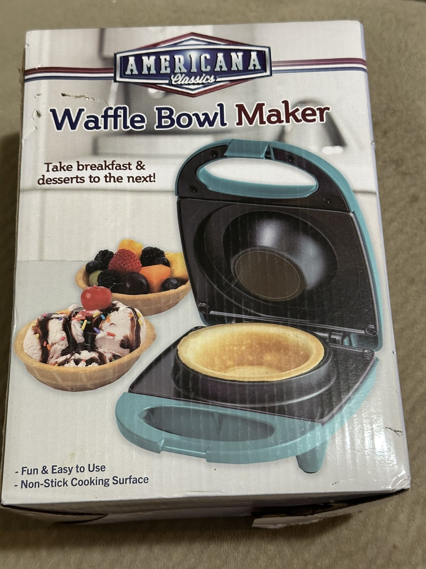 NEW Waffle bowl maker