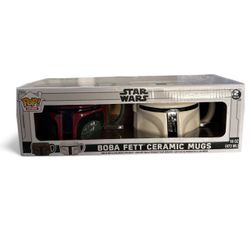 🎁🎄Star Wars Boba fett Ceramic Mugs (2pack) 2 Sets Available $20 Each 