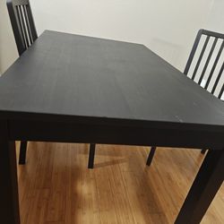 Dining Room Table With Two Chairs 
