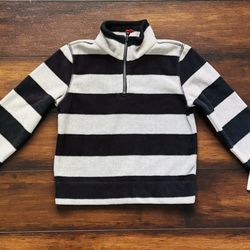 Little Boys Clothes New With Tag  Striped Quarter-Zip Pullover Sweater Size 4T