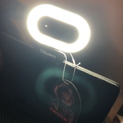 Aluratek Webcam W/ Light & Microphone 