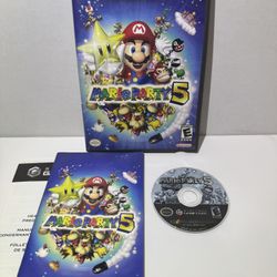 Mario Party 5 Nintendo GameCube Complete CIB Authentic TESTED