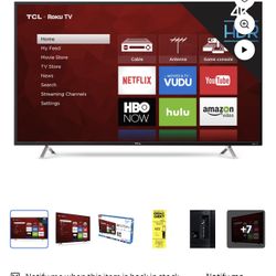 TCL 55S405 55 inch Roku 4K TV - Smart - 120 Hz 