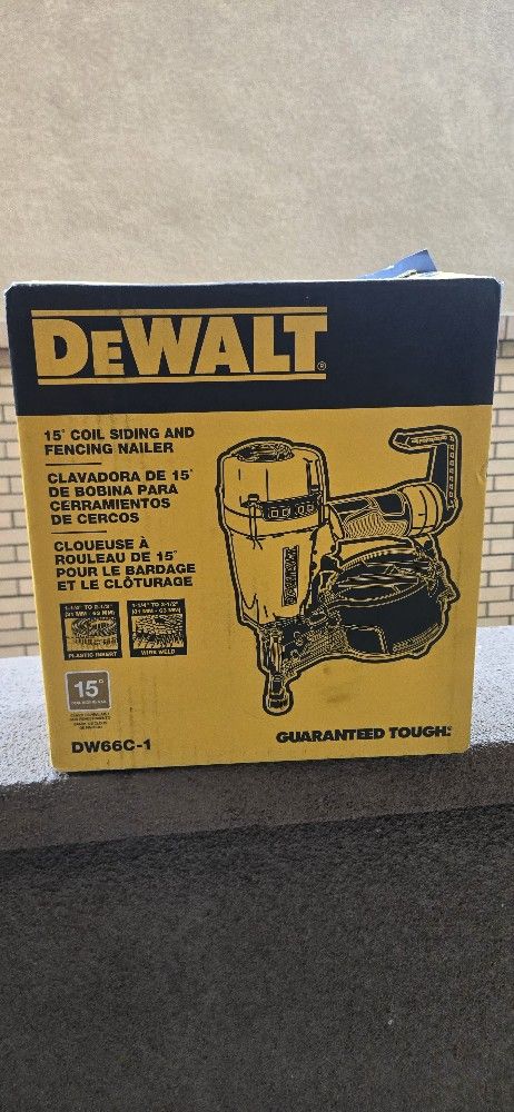 Pneumatic 15 Degree Coil Corded Siding Nailer