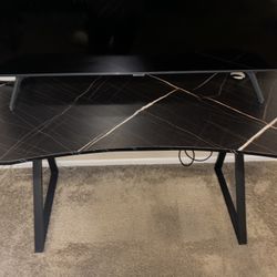 Black Marble Desk