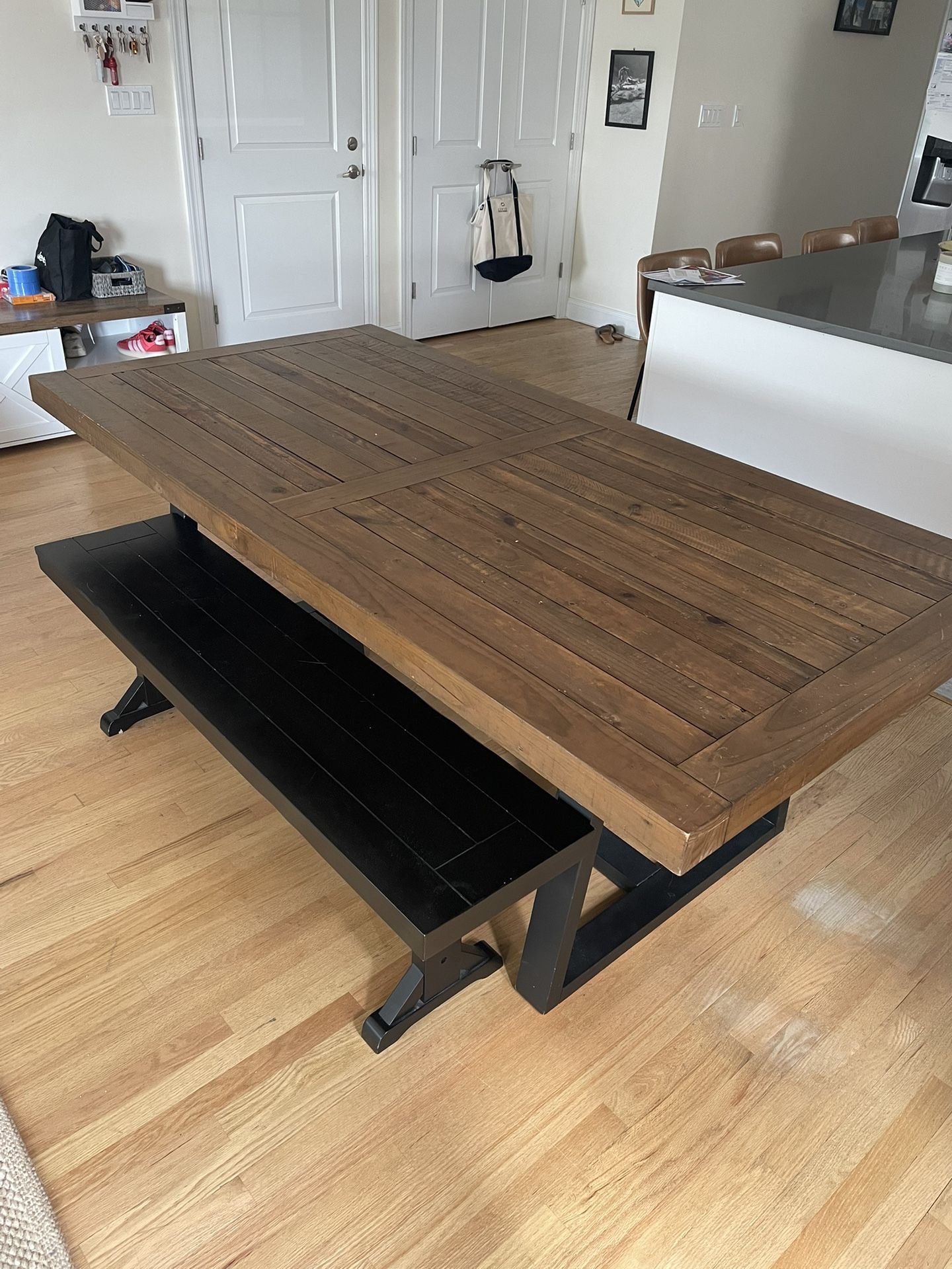 Dining Room Table With 2 Benches
