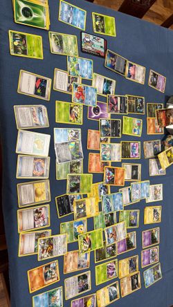 Pokémon metal box and cards