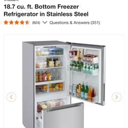 Scratch & Dent VISSANI Refrigerator Perfect For Garage Or Place Where Dents Don’t Matter