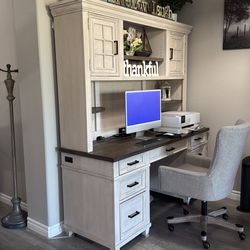 Hutch and Credenza desk