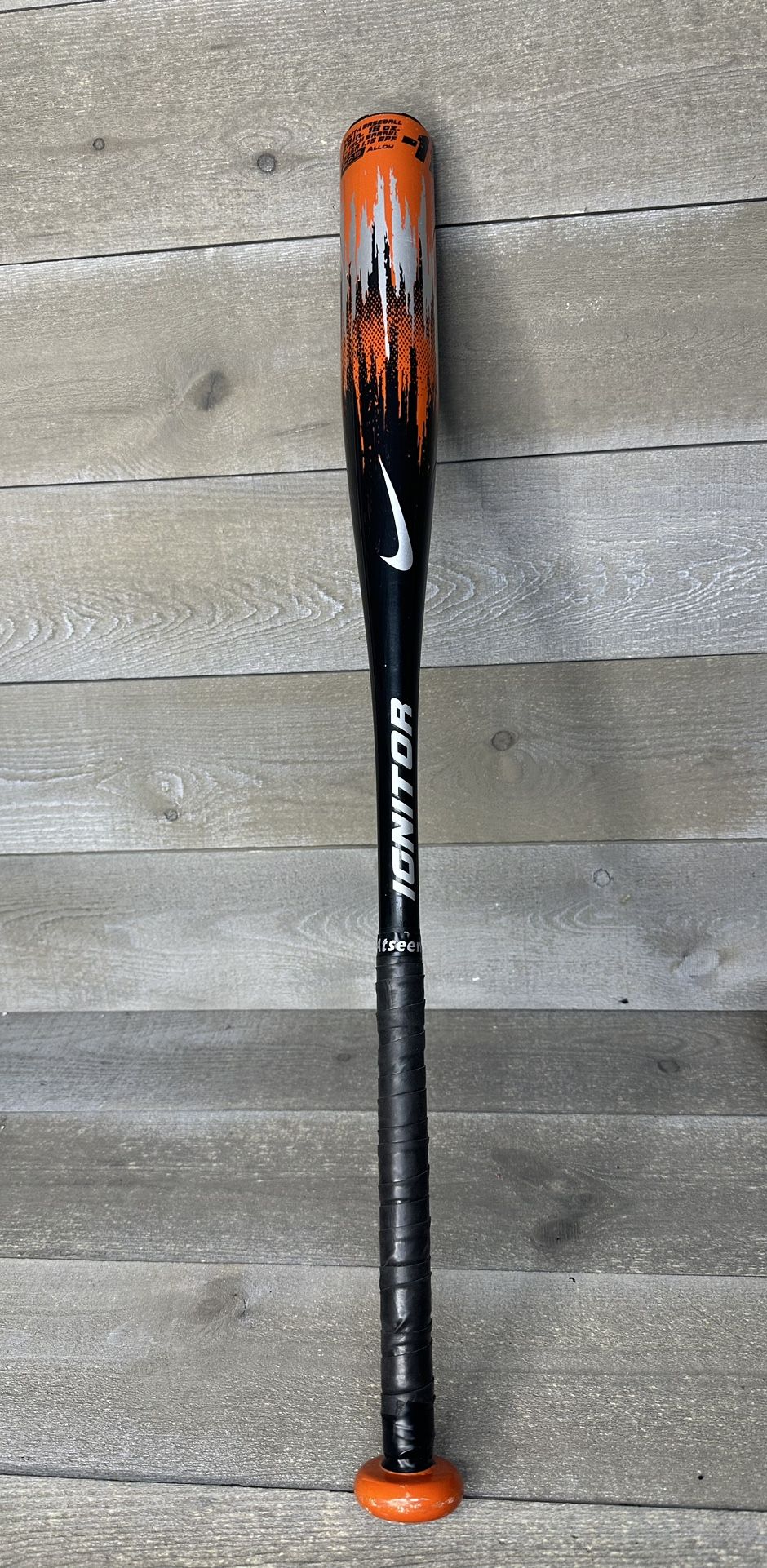 Nike Ignite Youth Baseball Bat 29” 18oz 2 1/4” Barrel USSSA -11 Alloy Orange