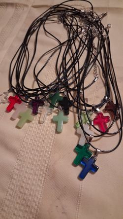 Brand New Glass Necklaces $10 FIRM