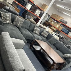 Fabric Sectionals Custom Build Same Day Delivery Available 