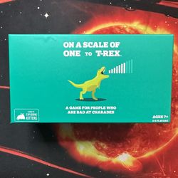 ON A SCALE OF ONE TO T-REX 